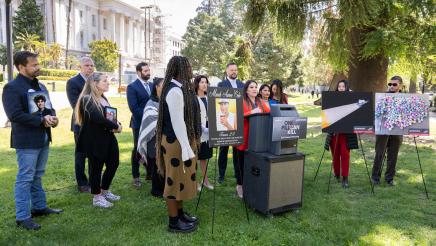 Assemblywoman Soria speaks about AB 675, to increase fentanyl penalties