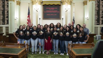 Assemblywoman Soria Recognizes Caruthers High School Championship Winning Teams
