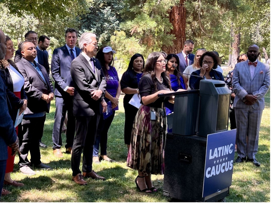 Speaking at the Latino Caucus Press Conference on June 10, 2025