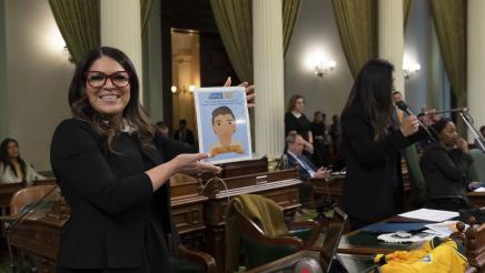 Assemblywoman Soria presents Cesar Chavez Day Resolution