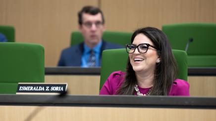 Assemblywoman Soria at the Business and Professions Committee Hearing