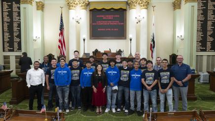 Assemblywoman Soria Recognizes Caruthers High School Championship Winning Teams