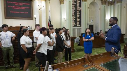 The 2024 Young Legislators Program Visits Sacramento