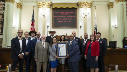 Assemblywoman Soria recognizes "Merced County All Dads Matter" at the Capitol