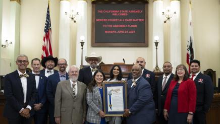 Assemblywoman Soria recognizes "Merced County All Dads Matter" at the Capitol