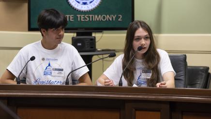 The 2024 Young Legislators Program Visits Sacramento
