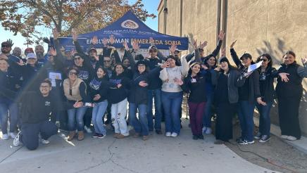 Big Turnout at Operation Goble Turkey Giveaway in Los Banos