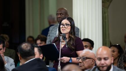 Assemblywoman Esmeralda Soria (D) Merced, Sworn In for 2nd term in the Assembly for District 27