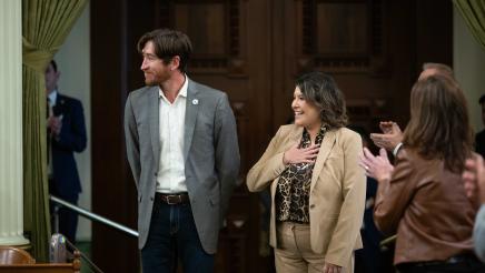 Assemblywoman Soria Welcomes Madera County Supervisor Leticia Gonzalez to the Assembly Floor