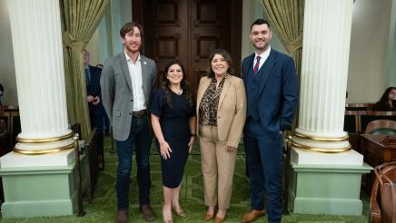 Assemblywoman Soria Welcomes Madera County Supervisor Leticia Gonzalez to the Assembly Floor