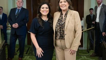 Assemblywoman Soria Welcomes Madera County Supervisor Leticia Gonzalez to the Assembly Floor