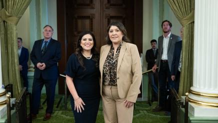 Assemblywoman Soria Welcomes Madera County Supervisor Leticia Gonzalez to the Assembly Floor