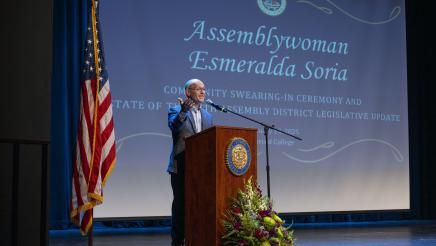 Soria Reaffirms Commitment to Community at Swearing-In Event