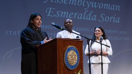 Soria Reaffirms Commitment to Community at Swearing-In Event