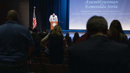 Soria Reaffirms Commitment to Community at Swearing-In Event