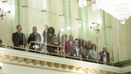 Assemblywoman Soria Recognizes Several Guests from District 27 During Floor Session