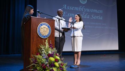 Soria Reaffirms Commitment to Community at Swearing-In Event