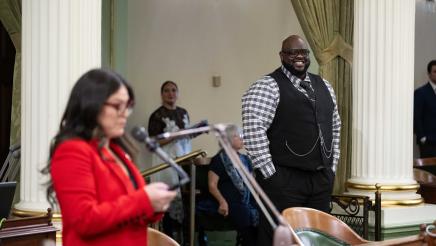 Assemblywoman Soria Recognizes Several Guests from District 27 During Floor Session