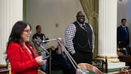 Assemblywoman Soria Recognizes Several Guests from District 27 During Floor Session