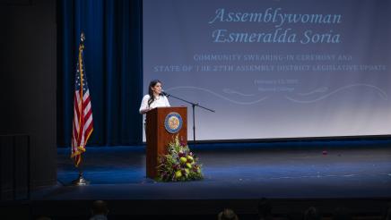 Soria Reaffirms Commitment to Community at Swearing-In Event