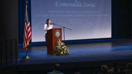 Soria Reaffirms Commitment to Community at Swearing-In Event