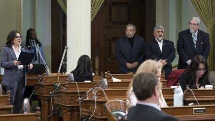 Assemblywoman Soria Welcomes Valley Build to Assembly Floor