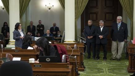 Assemblywoman Soria Welcomes Valley Build to Assembly Floor