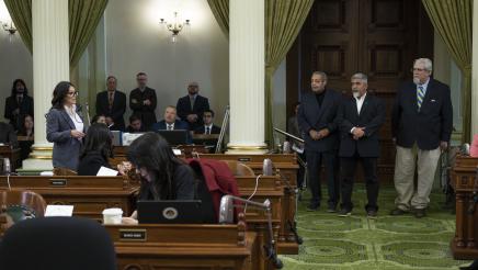 Assemblywoman Soria Welcomes Valley Build to Assembly Floor