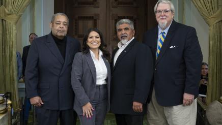 Assemblywoman Soria Welcomes Valley Build to Assembly Floor