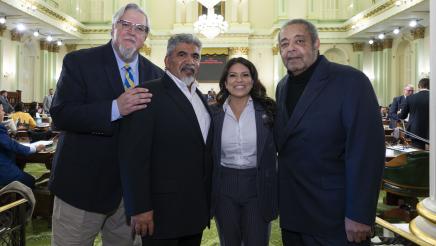 Assemblywoman Soria Welcomes Valley Build to Assembly Floor