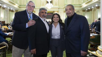 Assemblywoman Soria Welcomes Valley Build to Assembly Floor