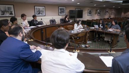 2025 Young Legislators Program Mock Hearing