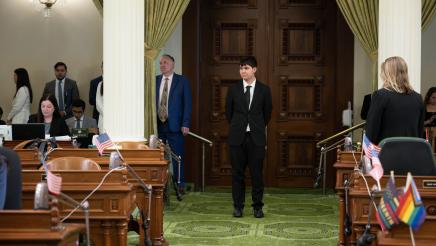 Assemblywoman Soria Welcomes Samantha Selliers & Cash Lee Jones