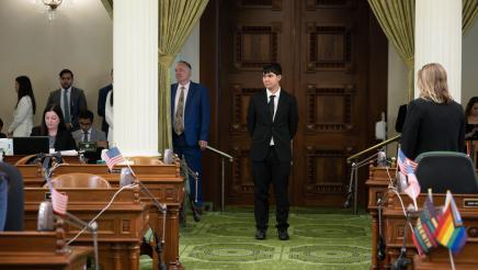 Assemblywoman Soria Welcomes Samantha Selliers & Cash Lee Jones