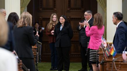Assemblywoman Soria Welcomes Samantha Selliers & Cash Lee Jones