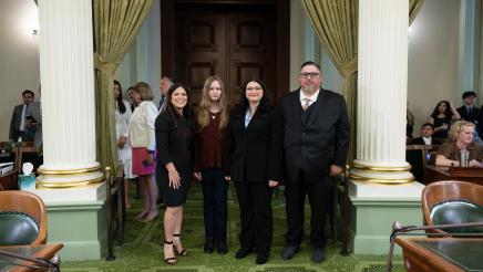 Assemblywoman Soria Welcomes Samantha Selliers & Cash Lee Jones
