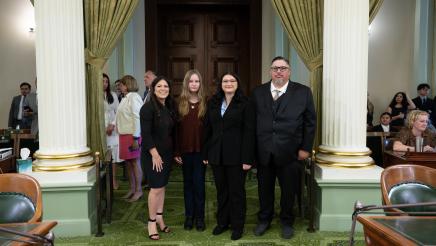 Assemblywoman Soria Welcomes Samantha Selliers & Cash Lee Jones