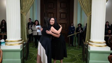 Assemblywoman Soria Recognizes Maddy Intern Leah Alonzo
