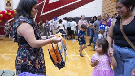 Assemblywoman Soria Hosts Backpack Giveaway in Merced
