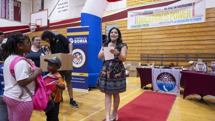 Assemblywoman Soria Hosts Backpack Giveaway in Merced