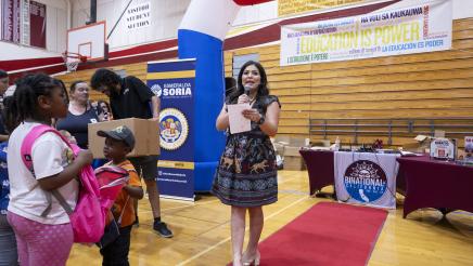 Assemblywoman Soria Hosts Backpack Giveaway in Merced